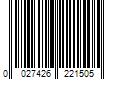 Barcode Image for UPC code 0027426221505