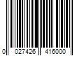 Barcode Image for UPC code 0027426416000