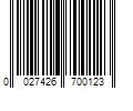 Barcode Image for UPC code 0027426700123