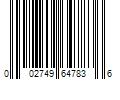 Barcode Image for UPC code 002749647836