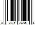 Barcode Image for UPC code 002751000056