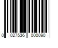 Barcode Image for UPC code 0027536000090