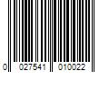 Barcode Image for UPC code 0027541010022. Product Name: 