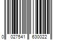 Barcode Image for UPC code 0027541630022