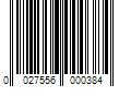 Barcode Image for UPC code 0027556000384