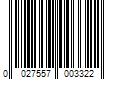 Barcode Image for UPC code 0027557003322