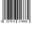 Barcode Image for UPC code 0027616016669