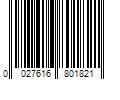 Barcode Image for UPC code 0027616801821