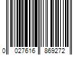 Barcode Image for UPC code 0027616869272