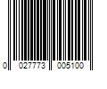 Barcode Image for UPC code 0027773005100