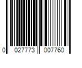 Barcode Image for UPC code 0027773007760