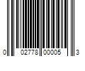 Barcode Image for UPC code 002778000053