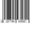 Barcode Image for UPC code 0027794435801