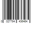 Barcode Image for UPC code 0027794436464