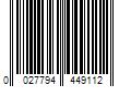 Barcode Image for UPC code 0027794449112