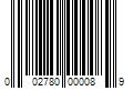 Barcode Image for UPC code 002780000089