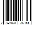 Barcode Image for UPC code 0027800063165