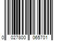 Barcode Image for UPC code 0027800065701