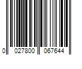 Barcode Image for UPC code 0027800067644