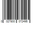 Barcode Image for UPC code 0027800072495