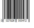 Barcode Image for UPC code 0027826000472