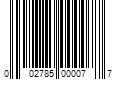 Barcode Image for UPC code 002785000077