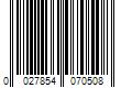 Barcode Image for UPC code 0027854070508