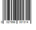 Barcode Image for UPC code 0027998001314