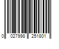 Barcode Image for UPC code 0027998251801