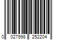 Barcode Image for UPC code 0027998252204