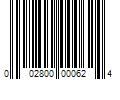 Barcode Image for UPC code 002800000624