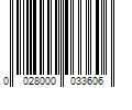 Barcode Image for UPC code 0028000033606