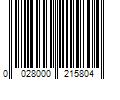 Barcode Image for UPC code 0028000215804