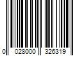 Barcode Image for UPC code 0028000326319