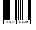 Barcode Image for UPC code 0028000666781