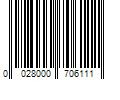 Barcode Image for UPC code 0028000706111