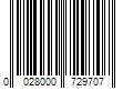 Barcode Image for UPC code 0028000729707