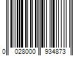 Barcode Image for UPC code 0028000934873