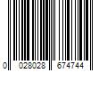 Barcode Image for UPC code 0028028674744