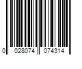 Barcode Image for UPC code 0028074074314