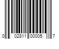 Barcode Image for UPC code 002811000057