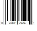 Barcode Image for UPC code 002811000071