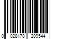 Barcode Image for UPC code 0028178209544