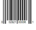 Barcode Image for UPC code 002821000061