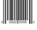 Barcode Image for UPC code 002822000060