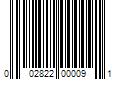 Barcode Image for UPC code 002822000091