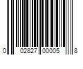 Barcode Image for UPC code 002827000058