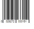 Barcode Image for UPC code 0028272033151