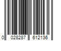 Barcode Image for UPC code 0028287612136