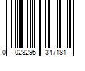 Barcode Image for UPC code 0028295347181